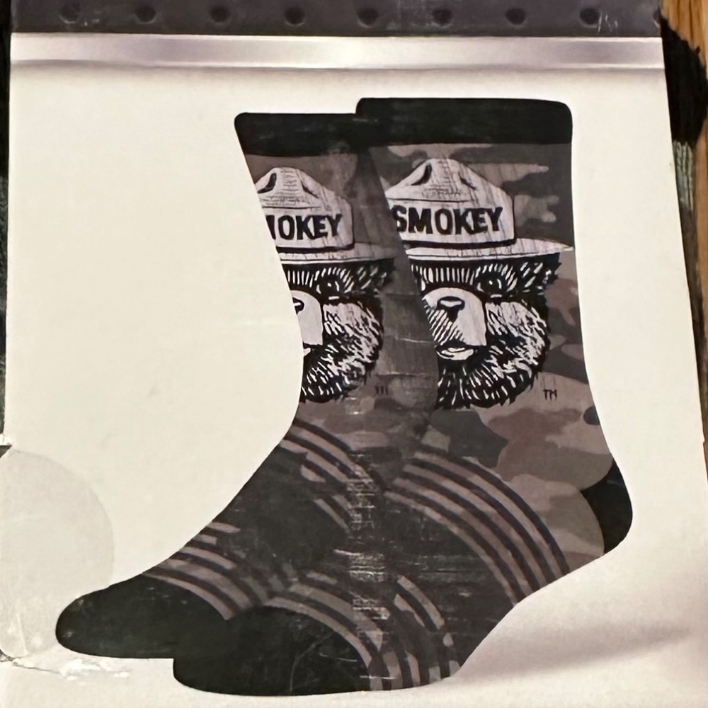 Pugs Smokey the Bear Socks